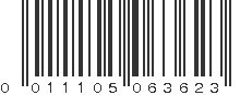 UPC 011105063623