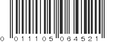 UPC 011105064521