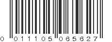 UPC 011105065627