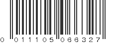 UPC 011105066327