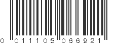 UPC 011105066921