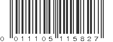 UPC 011105115827