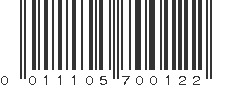 UPC 011105700122