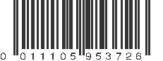 UPC 011105953726