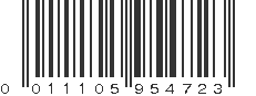 UPC 011105954723