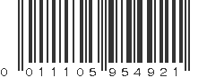 UPC 011105954921