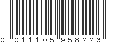 UPC 011105958226