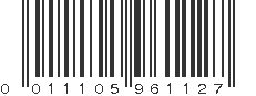 UPC 011105961127