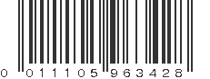 UPC 011105963428