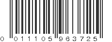 UPC 011105963725