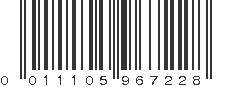 UPC 011105967228