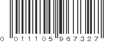 UPC 011105967327