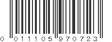 UPC 011105970723