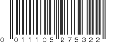 UPC 011105975322