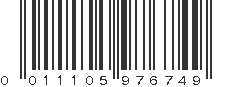 UPC 011105976749