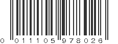 UPC 011105978026