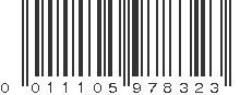 UPC 011105978323