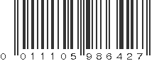 UPC 011105986427