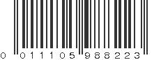 UPC 011105988223