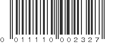 UPC 011110002327