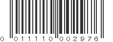 UPC 011110002976