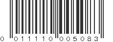 UPC 011110005083