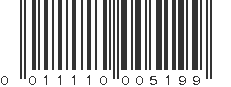 UPC 011110005199