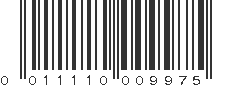 UPC 011110009975