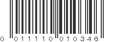 UPC 011110010346