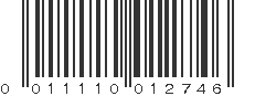 UPC 011110012746