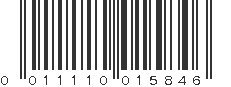 UPC 011110015846