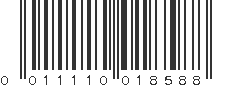 UPC 011110018588