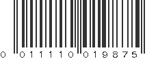 UPC 011110019875