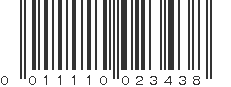 UPC 011110023438