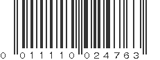 UPC 011110024763