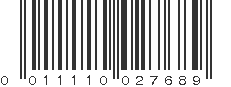 UPC 011110027689