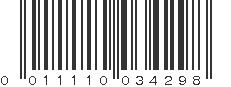 UPC 011110034298