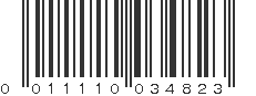 UPC 011110034823