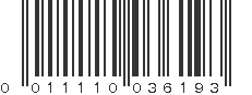 UPC 011110036193