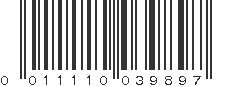 UPC 011110039897