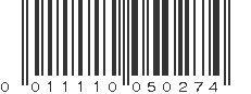 UPC 011110050274