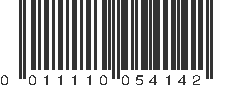 UPC 011110054142