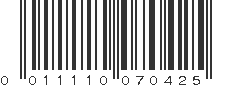 UPC 011110070425