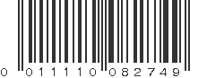 UPC 011110082749