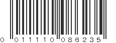 UPC 011110086235