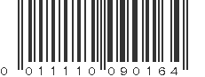 UPC 011110090164