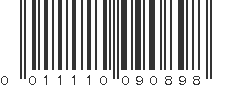 UPC 011110090898