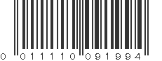 UPC 011110091994