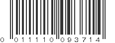 UPC 011110093714