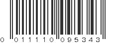 UPC 011110095343